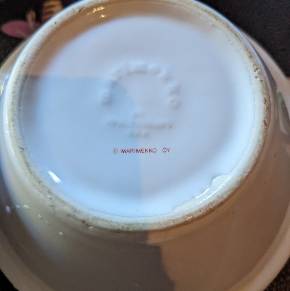 Marimekko + Pfaltzgraff 1985 Christmas Tree🎄 4 bowl set *rare* - Picture 4 of 9